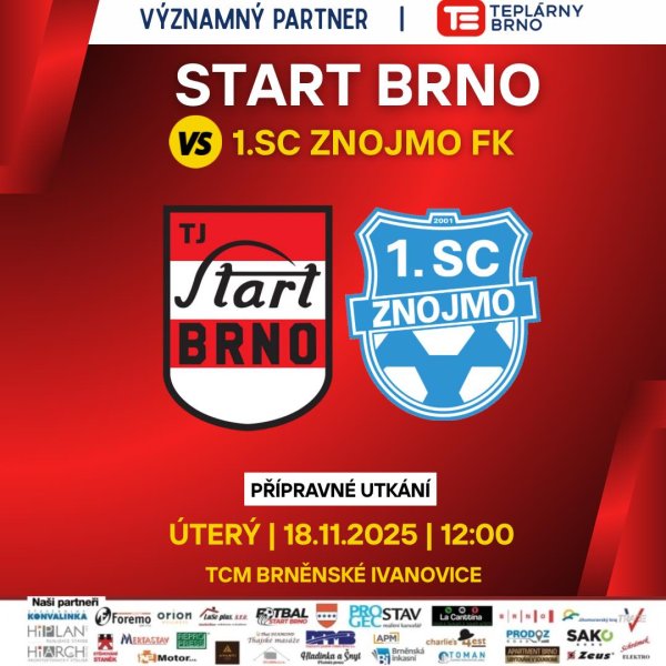 Zítra přípravný zápas proti Znojmu