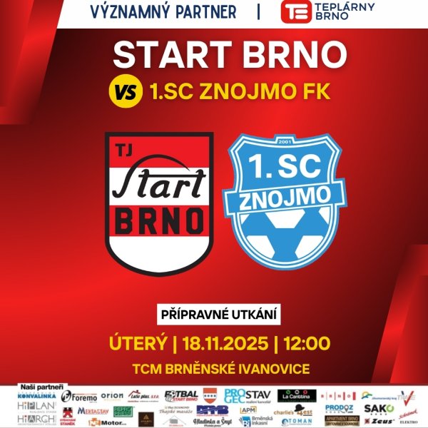 A-tým čeká v úterý přípravné utkání proti Znojmu